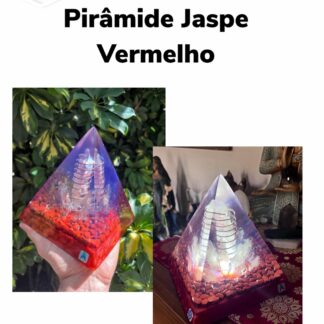 Pirâmide Jaspe Vermelho